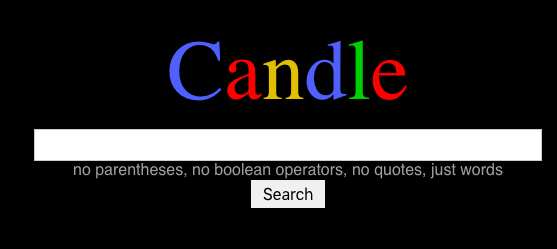 Candle Search Engine