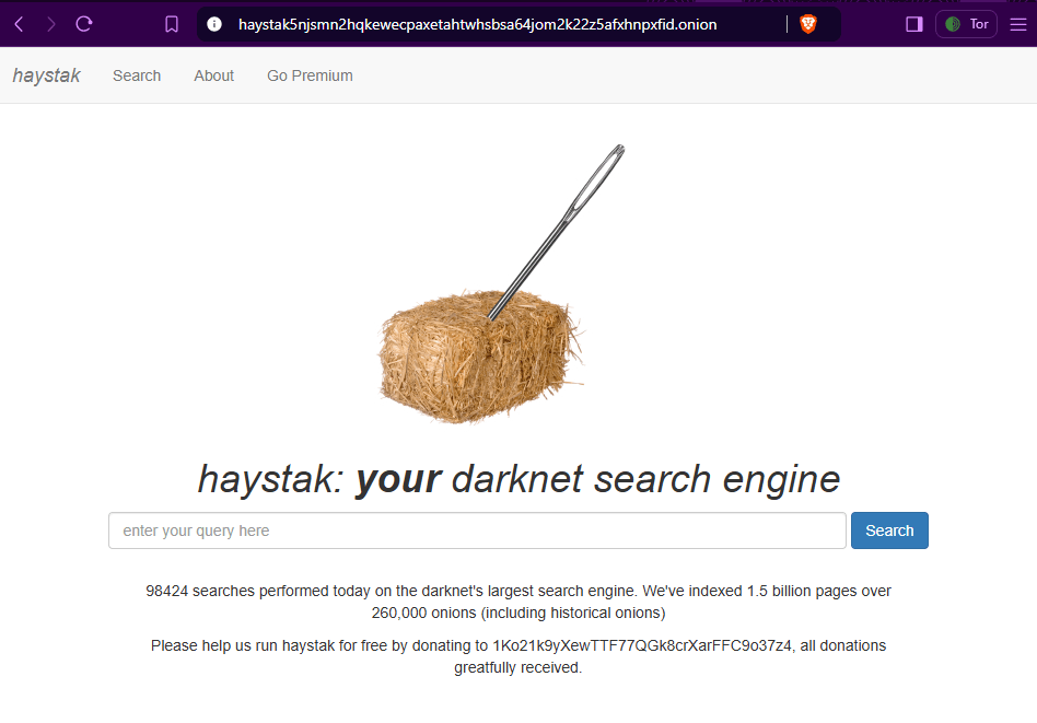 Haystak Search Engine